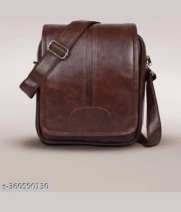 Nice Purse Brown Solid Messenger Bag