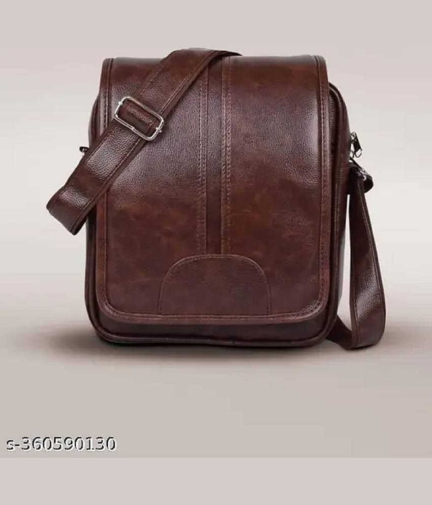 Nice Purse Brown Solid Messenger Bag