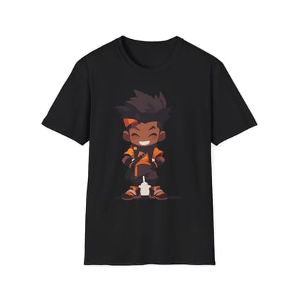 Premium Cotton T-Shirts with Bold Graphic DTF Prints (Color-Black, Size-XL)
