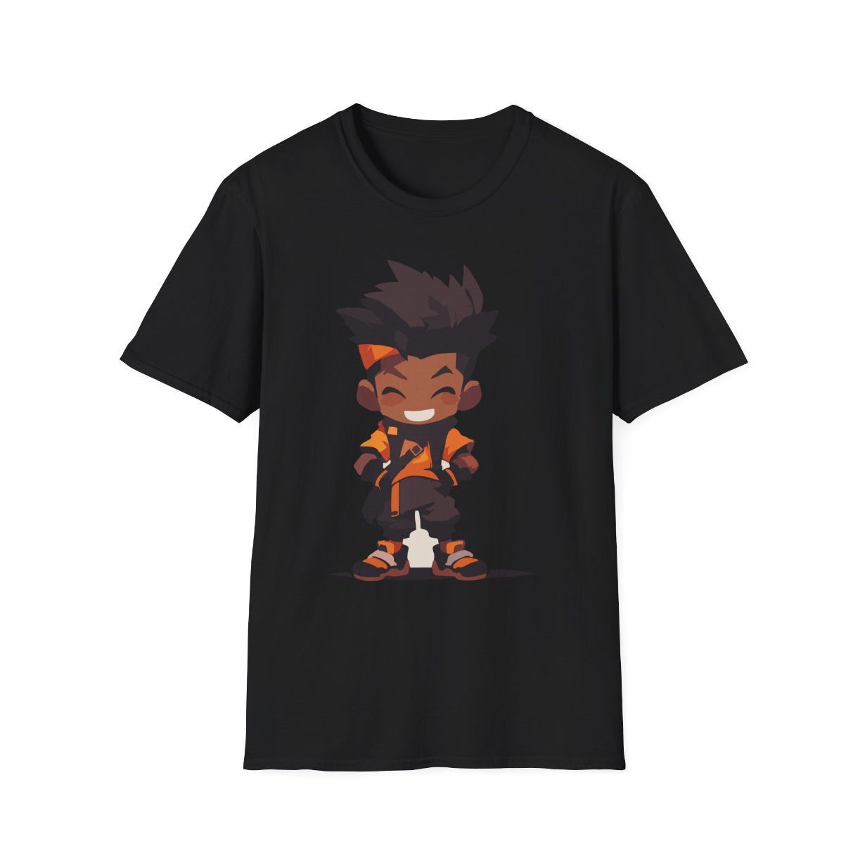 Premium Cotton T-Shirts with Bold Graphic DTF Prints (Color-Black, Size-XL)