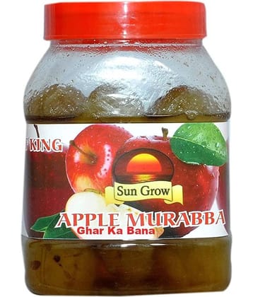 Sun Grow Home Made Ghar Ka Bana Organic Sweet Apple Murabba of Kashmire Apples Pickle 1 kg
