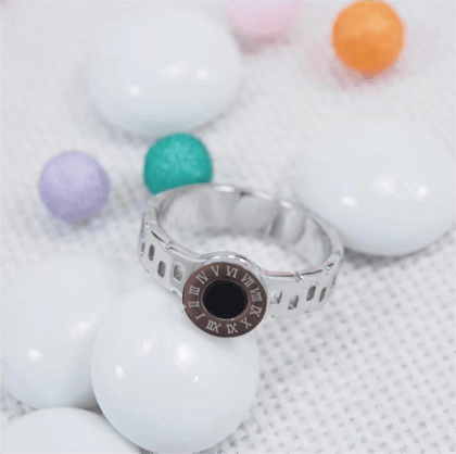 Stainless Steel Silver Plated Watch Style Roman Numeral Stainless Steel Silver Plated Watch Style Roman Numeral