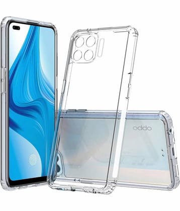VAKIBO Plain Cases Compatible For Rubber Oppo F17 Pro ( Pack of 1 )