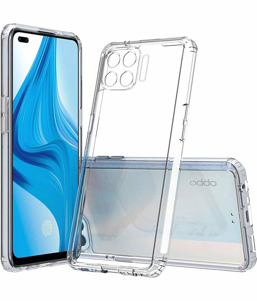 VAKIBO Plain Cases Compatible For Rubber Oppo F17 Pro ( Pack of 1 )