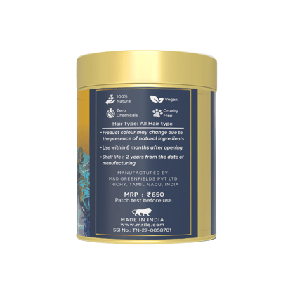MrilQ Incredible Indigo | Hair colour | Natural Black Colour (pack of 2)