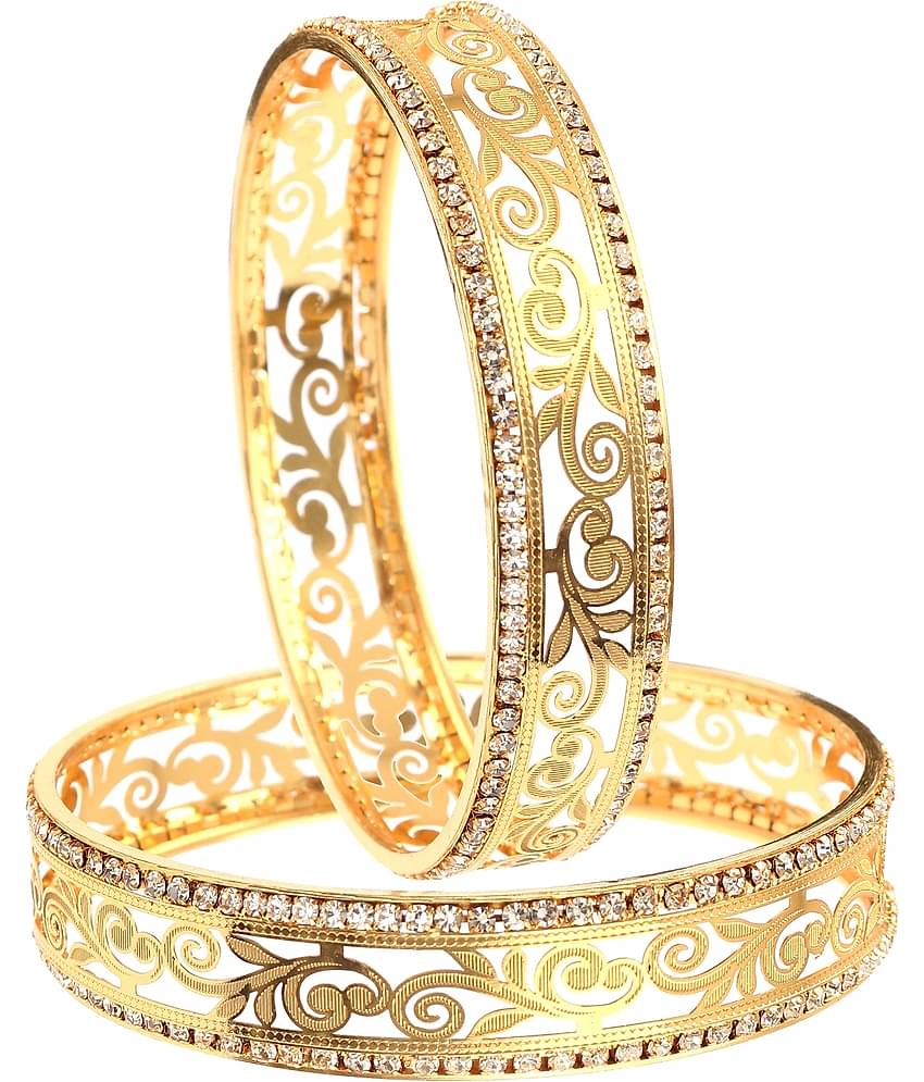 Jewar Mandi - Gold Kada Set ( Pack of 1 )