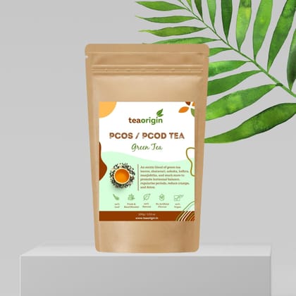 PCOS PCOD Green Tea | Natural Hormonal Balance Tea by Tea Origin-100g