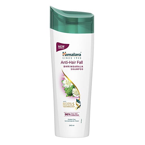 Himalaya Anti-Hair Fall Bhringaraja Shampoo, Reduces Hair Fall, Makes Hair Healthy, With Bhringaraja & Palasha,for men and women, 340ml
