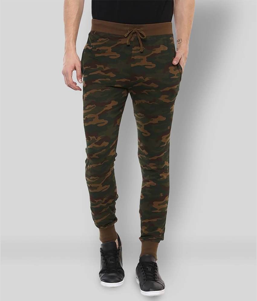 Urbano Fashion - Green Cotton Men's Trackpants ( Pack of 1 )