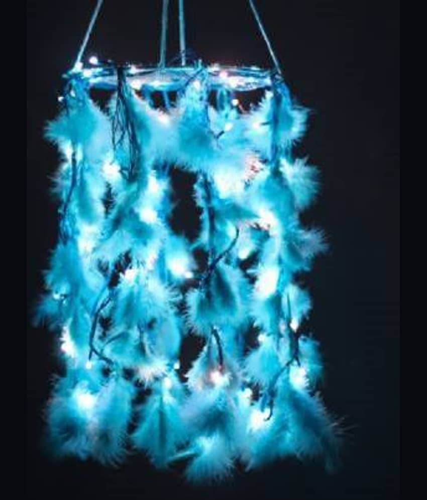 new lucky Feather Blue Dream Catcher - Pack of 1 ( X cms )