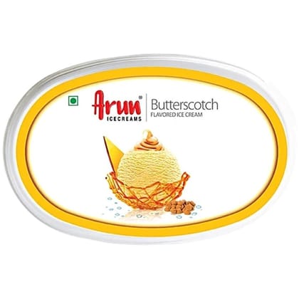 Arun Icecreams Butterscotch Flavoured Ice Cream, 500 ml - 500 mL - 500 mL - One unit