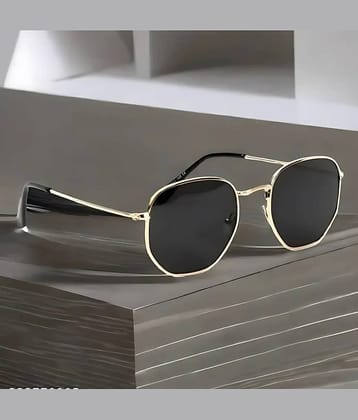 Dyana Core Gold Round Sunglasses ( Pack of 1 )
