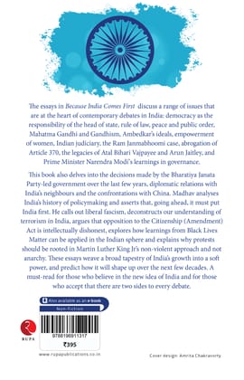 Because India Comes First: Reflections on Nationalism, Identity and Culture