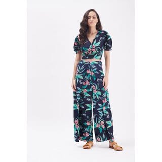 Purys Women Blue Two Piece Dress