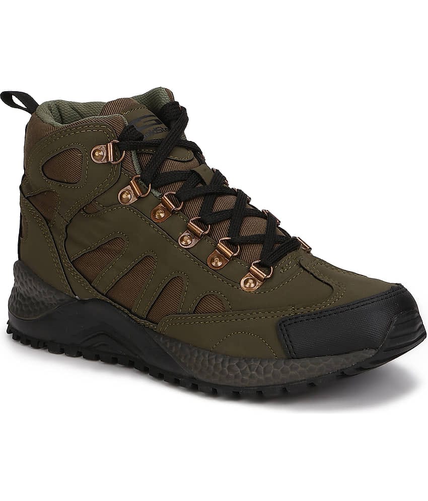 GOLDSTAR Olive Running Shoes