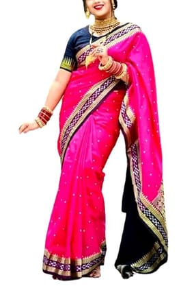 Pasapalli Buti Odisha Saree Handloom Silk - Pink