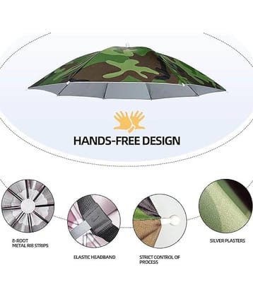 Infispace Green Hand's Free Umbrella