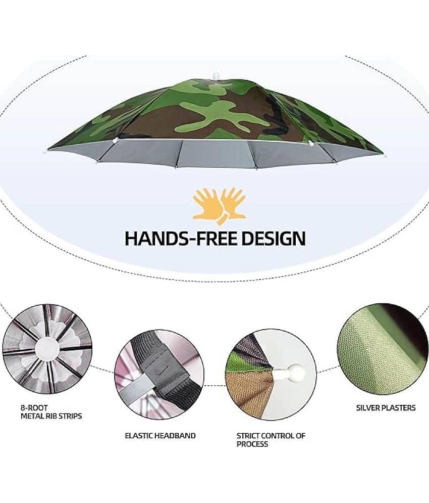 Infispace Green Hand's Free Umbrella