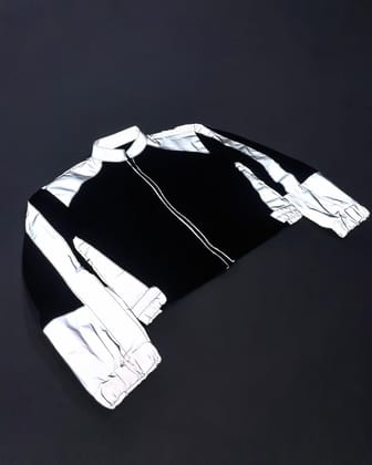 REFLECTIVE BOMBER JACKET-S