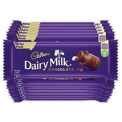 Cadbury Dairy Milk Chocolate - Maha Pack 55 Gms
