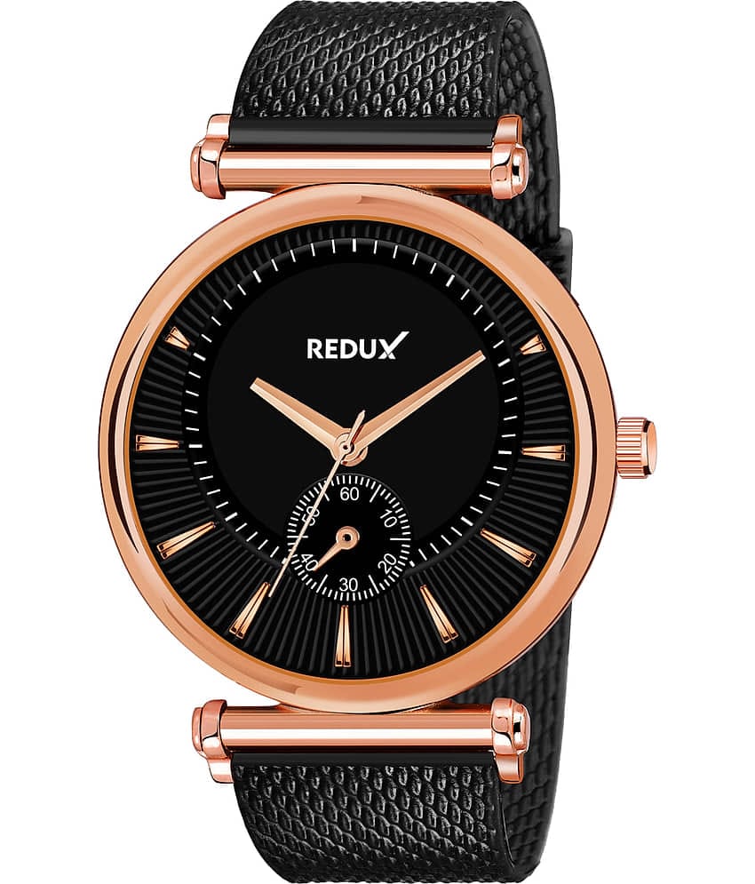 Redux MW-353 Black Dial PU Analog Men's Watch