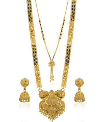 MGSV - Golden Mangalsutra Set ( Pack of 3 )