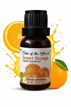 Elixir of the Forest Sweet Orange Oil | 15 ml | Daily Mood Enhancer | Fresh Glow & Positivity