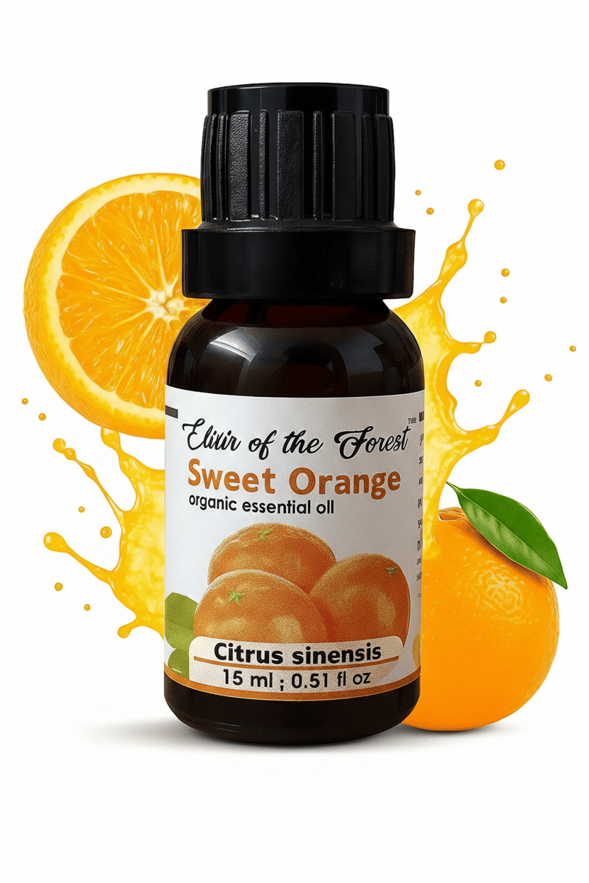 Elixir of the Forest Sweet Orange Oil | 15 ml | Daily Mood Enhancer | Fresh Glow & Positivity