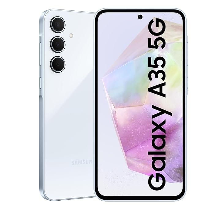 Samsung Galaxy A35 5G (Awesome Iceblue, 8GB RAM, 128GB Storage) Without Offer Awesome Iceblue / 8GB + 128GB