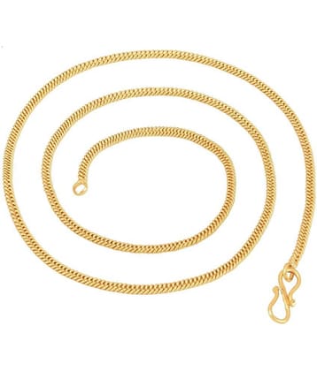 FASHION FRILL Gold Plated Chain ( Set of 1 )