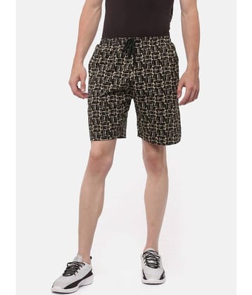 Dollar Athleisure - Black Cotton Men's Shorts ( Pack of 1 )