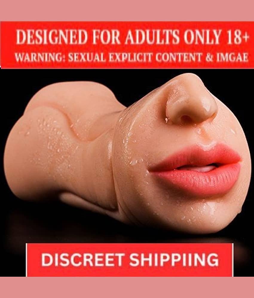 CRAZYNYT Pocket Pussy with Real Mouth and Tongue Masturbator For Men