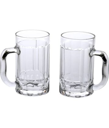 Somil Beer Mug Glasses Set,  400 ML - (Pack Of 2)