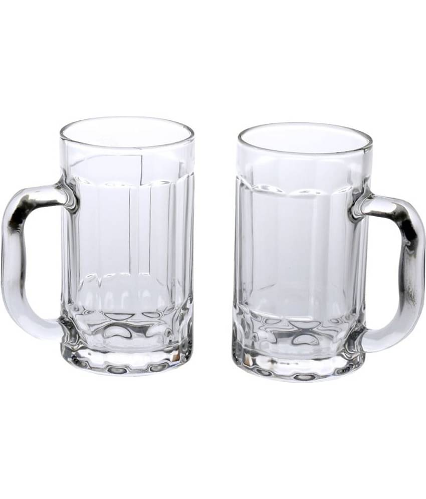 Somil Beer Mug Glasses Set,  400 ML - (Pack Of 2)