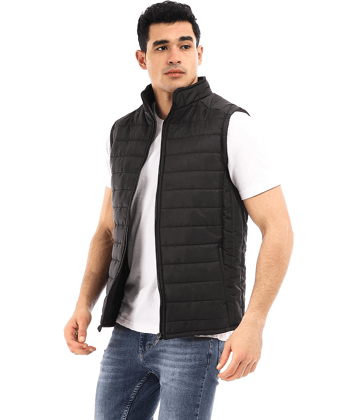 PLUS PARADISE Polyester Men's Puffer Jacket - Black ( Pack of 1 )