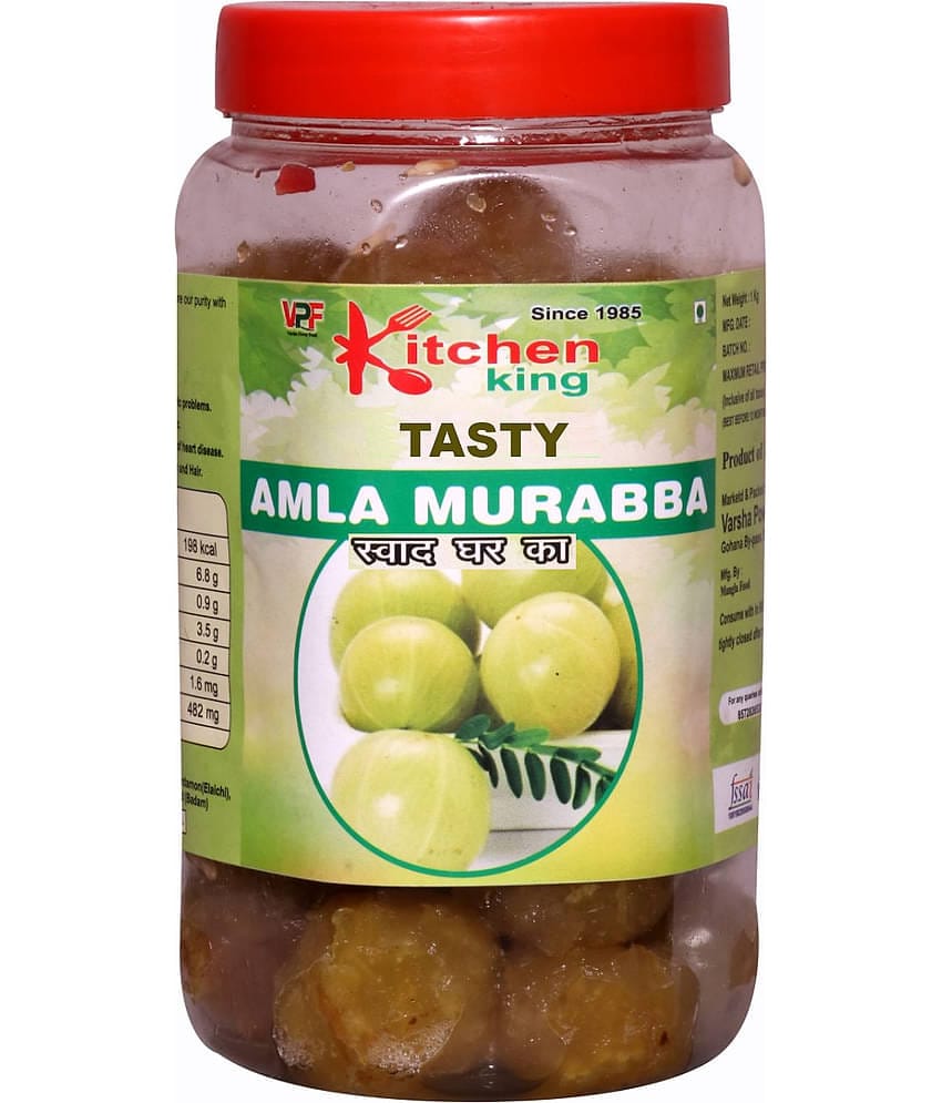 Kitchen King The Real Taste of Maa Ka Hath Ka Swad Amla Murabba with Almond Indian Gooseberry Pickle 900 g