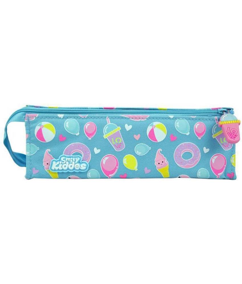 Smily Tray Pencil Case ( Light Blue ) | Kids Pencil Case | School Pencil Case | Pencil Case For School  | Pencils Case For Boys & Girls