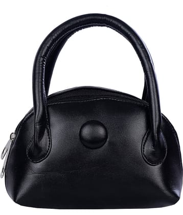 Leather Land Handheld Faux Leather Set of 1 ( Black )