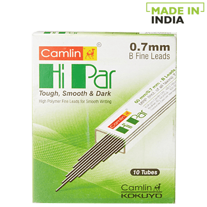 Camlin Hi Par Lead, Hb, 0.7 Mm 10 pcs