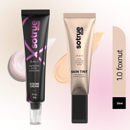 Go-to Glow Combo | Skin Tint & Strobe Cream Go-to Glow Combo | Skin Tint & Strobe Cream - Rose gold / 1.0 Foxnut