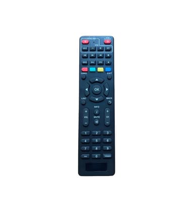 Set Top Box Remote No.1188, Compatible with Siti Digital HD Plus Set Top Box Remote Control (Black)