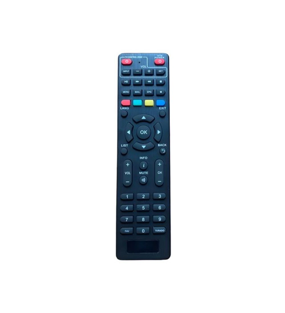 Set Top Box Remote No.1188, Compatible with Siti Digital HD Plus Set Top Box Remote Control (Black)