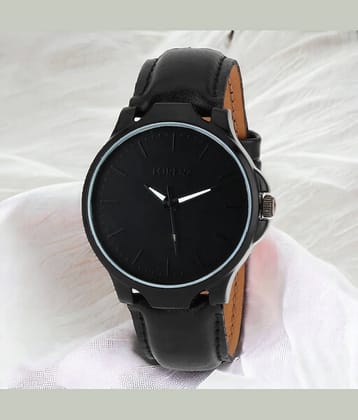 Lorenz Black PU Analog Men's Watch