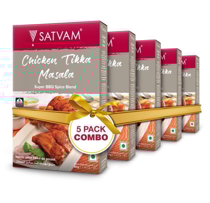 Satvam Chicken Tikka Masala (Pack of 5)|(5*50g)