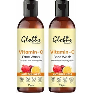 GLOBUS NATURALS Vitamin C Anti Dullness Face Wash 150 ml