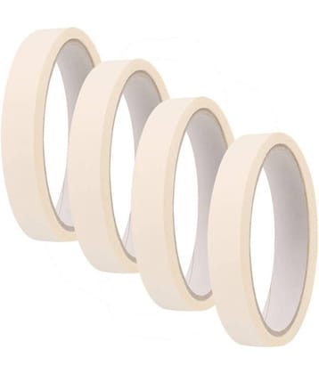 4 Pcs Masking Tape for Painting Paper, Carpenter Labeling, Painting and More.