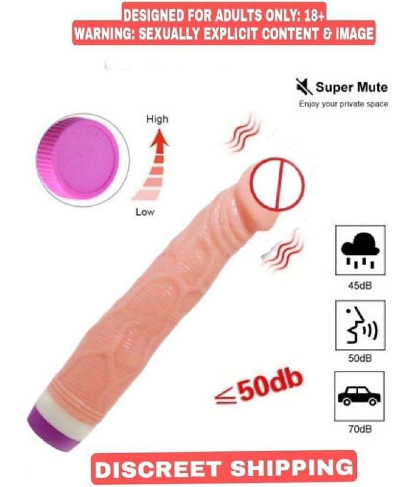 9inch Long and Soft Sexy Real Felling SKIN Colored Vibrating Dildo For Sexy Girls Vagina - By crazynyt