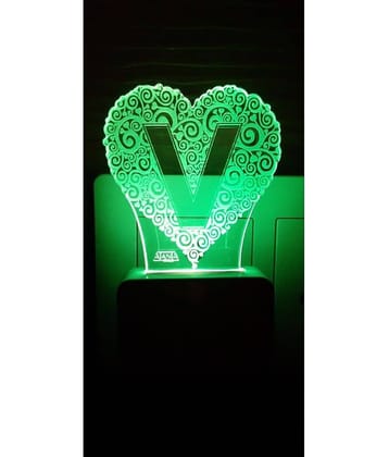 SUPER AJANTA - Multicolor Night Lamp ( Pack of 1 )