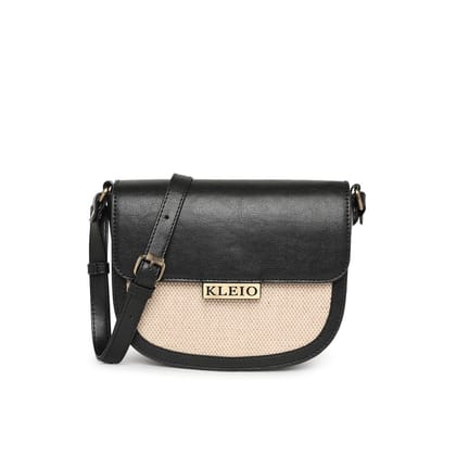 Jute Canvas Sling (M)-Black