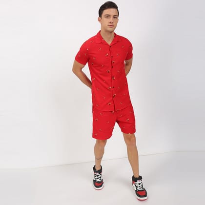 The Co-ords <br> in Vibrant Red-M